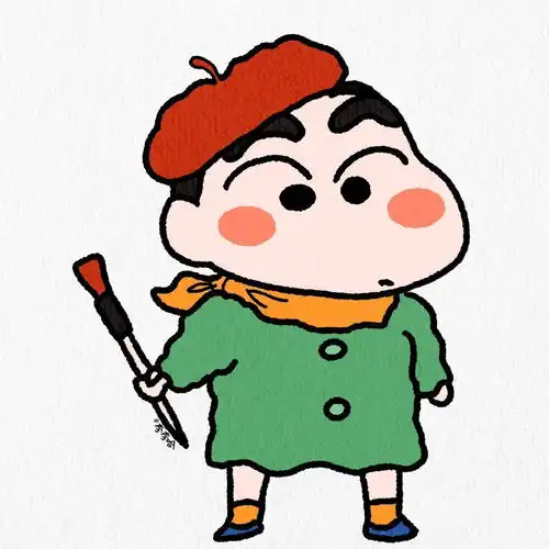 可爱蜡笔小新头像
