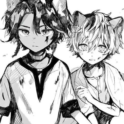 插画作品少年感mix日系动漫美少年头像一组
