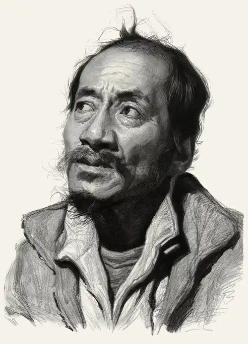 素描头像教学,三天就能画出一张震撼的作品刘斌
