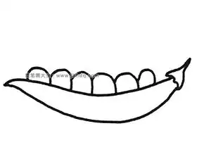 6张豌豆简笔画图片
