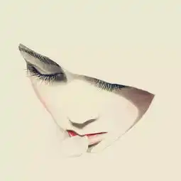 插画线稿黑白彩色装饰画手绘美人肖堆糖,美好生活研究所
