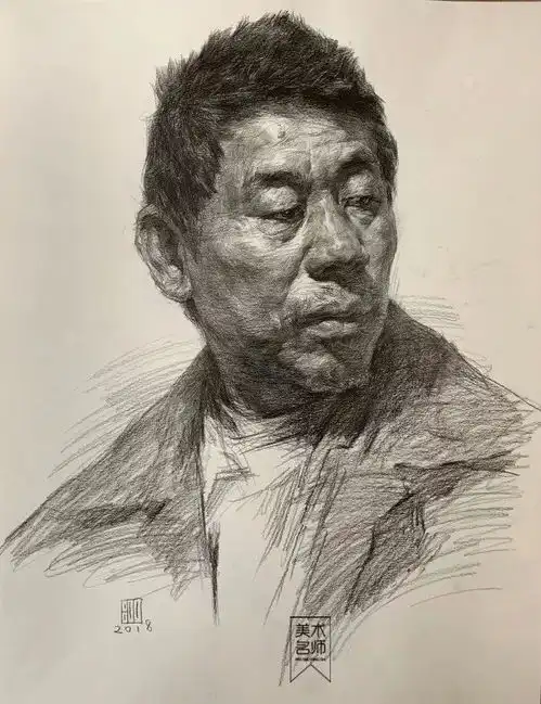 如何处理好素描头像中黑白灰的关系
