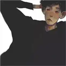 微信头像哭泣男头像