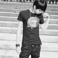 黑白伤感男古风头像微信头像图片大全
