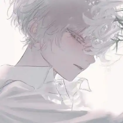 好看高清动漫男生头像,帅哥凝眸温暖我心
