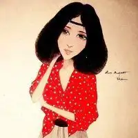 铅笔画人物女孩子头像微信头像图片大全
