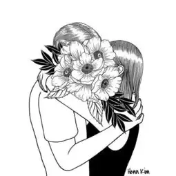 她的世界非黑即白,一组成人漫画,治愈无数人,也看哭无数人
