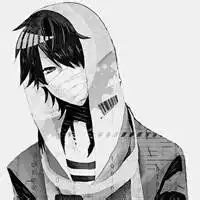 韩国男生高冷背影戴口罩黑白头像
