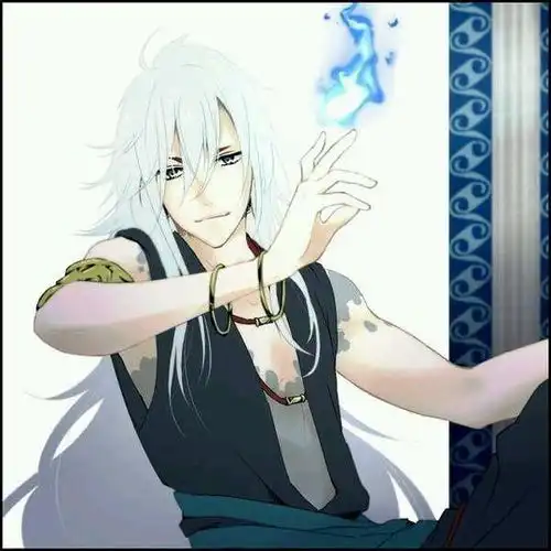 有没有银发蓝瞳灰发蓝瞳的动漫男生
