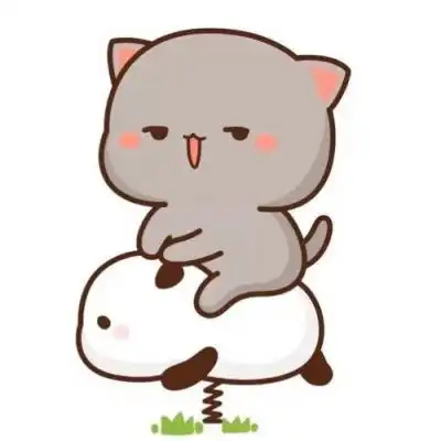 微信可爱卡通情头一对两张高清图片
