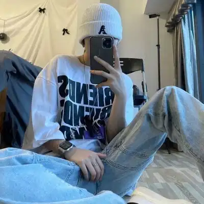 ins风男生头像
