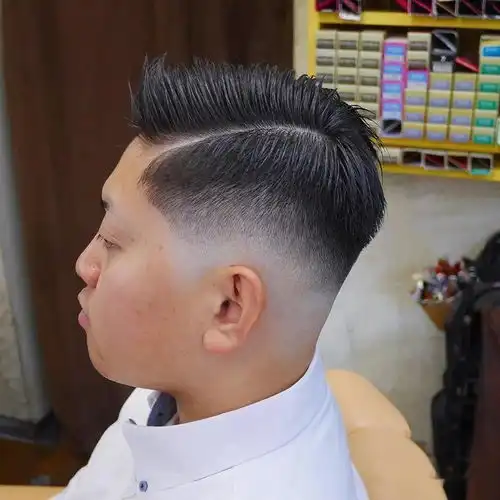 铲青渐变,潮流男士不可错过的潮流时尚发型

