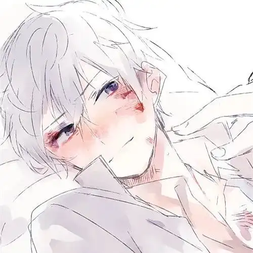 动漫男女头丨不是因为忙
