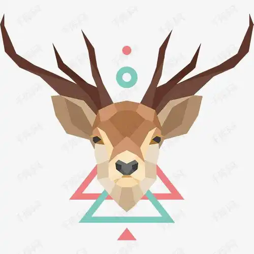 低多边形驯鹿头像素材图片免费下载高清psd千库网图片编号8404866
