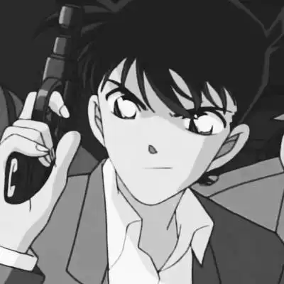 帅气妖孽动漫男头黑白系列
