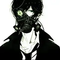 求,面具头像黑白的
