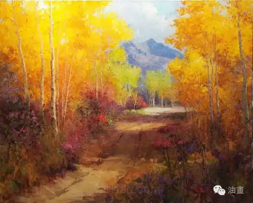 美国油画家埃里克瓦列斯ericwallis的风景画
