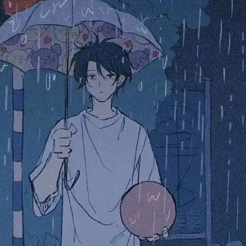 黑暗系神仙男生漫画头像

