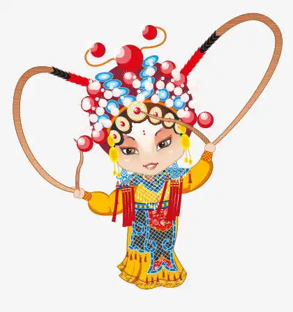 卡通京剧人物png图片素材免费下载png格式420448像素熊猫办公
