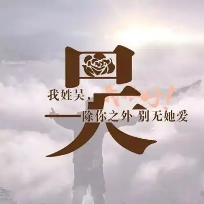 一个姓氏一句话头像,太妙了做出各姓氏的精彩
