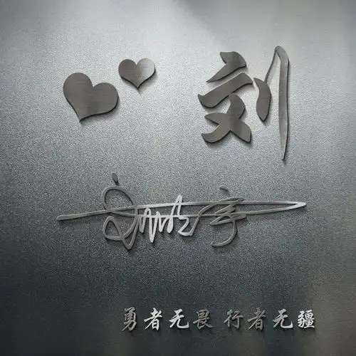 你有多久没换头像了炫彩荧光个性签名姓氏头像,赶紧领走
