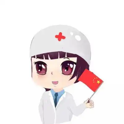 关于国庆动漫情侣头像超萌版手拿五星红旗一男一女
