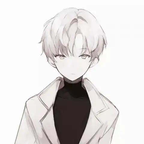 动漫情头一男一女冷酷霸气黑白一对两张
