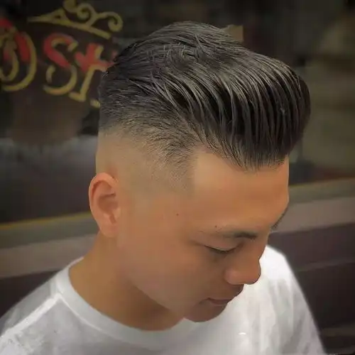 适合亚洲男士的油头,一个字帅
