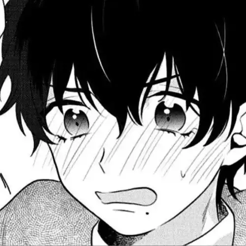 原漫画黑白男漫头
