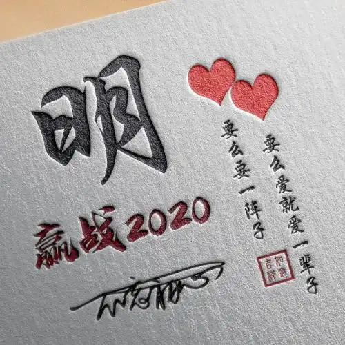 2020励志微信头像,赢战2020不忘初心拼搏图片

