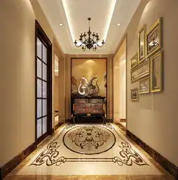 欧式御翠尚府公寓玄关装修效果图片装修美图新浪家居
