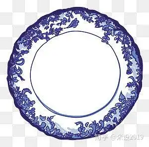 青花瓷png免扣素材,中国风的标志素材
