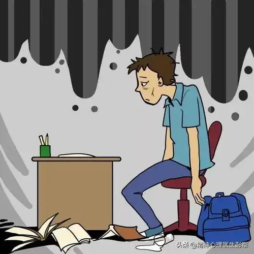 抑郁症头像男患者
