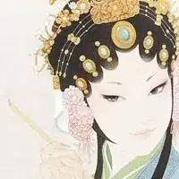 京剧花旦艺术唯美头像手绘唯美戏子花旦头像
