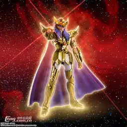 万代推出新番动画圣斗士星矢蝎座米罗可动人偶模型
