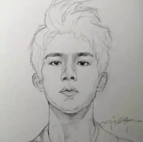 美术生画千玺,开局正方形脸以为是渣渣,看到成品,肥鹤坐不住了
