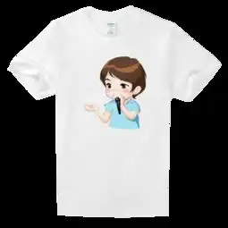 为你唱首歌情侣男高档白色t恤
