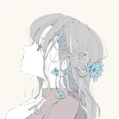 苏瓷唯美文艺动漫女头气质插画卡通动漫头像我要个性网
