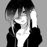 漫画头像女生冷酷霸气黑白微信头像图片大全
