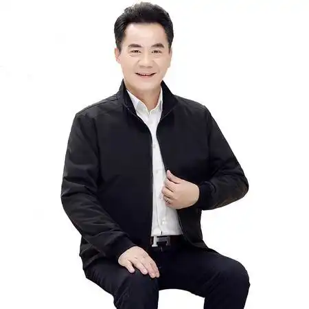 汤河之家春秋季中年男士夹克爸爸秋装外套薄款休闲男装40岁50中老年人爷爷c图片大全邮乐官方网站
