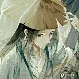 男生卡通动漫的古风霸气头像
