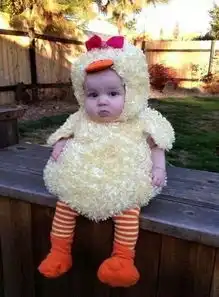 小宝宝动物变装照风靡网络呆萌可爱
