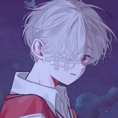 040动漫暗系男生头像,
