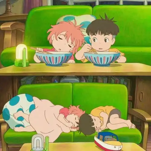 情侣头像孩子萌娃一左一