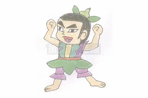 葫芦娃简笔画简单画法
