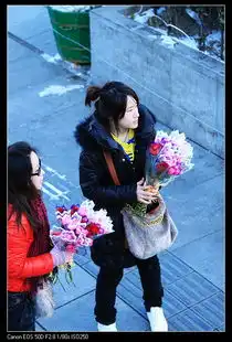 情人节日今来到,红玫瑰花遍地开,唯有孤人独自在,拿着相机满街拍