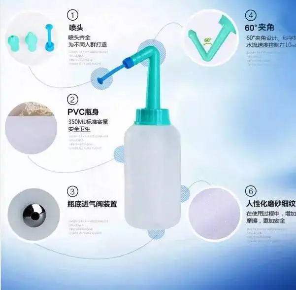洗鼻器轻松护理老人鼻腔
