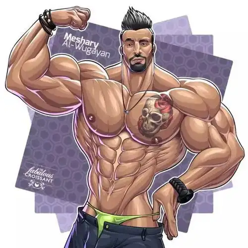 这一组肌肉爆炸的漫画,太牛b了
