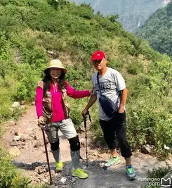 在延庆看玉渡山风景徒步后河
