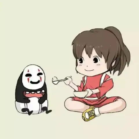 手绘卡通头像情侣抖音